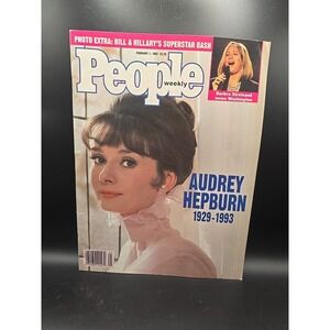 People Magazine February 1, 1993 Audrey‎ Hepburn 1929-1993